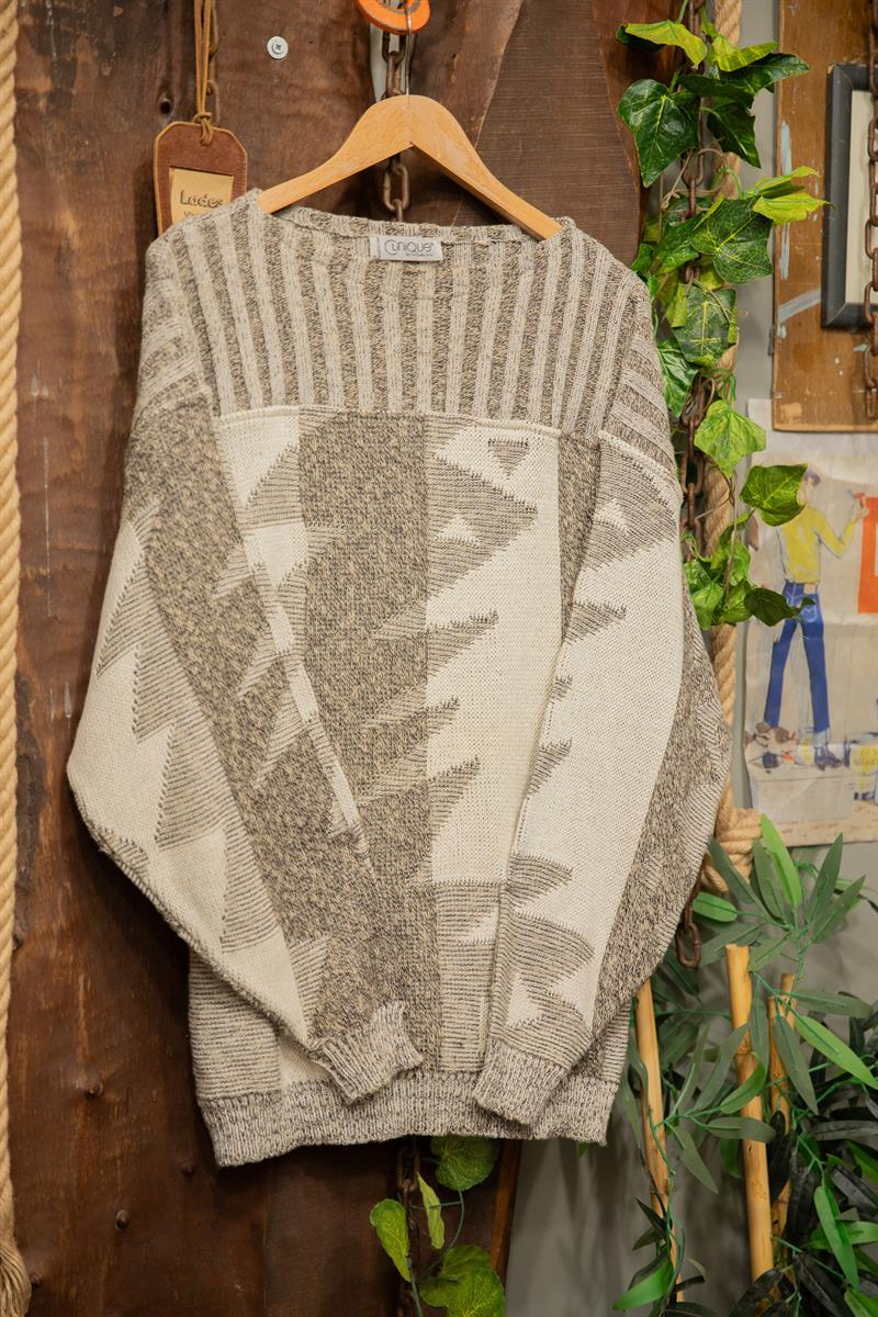 ITALY Coogi Style Oversize Kazak