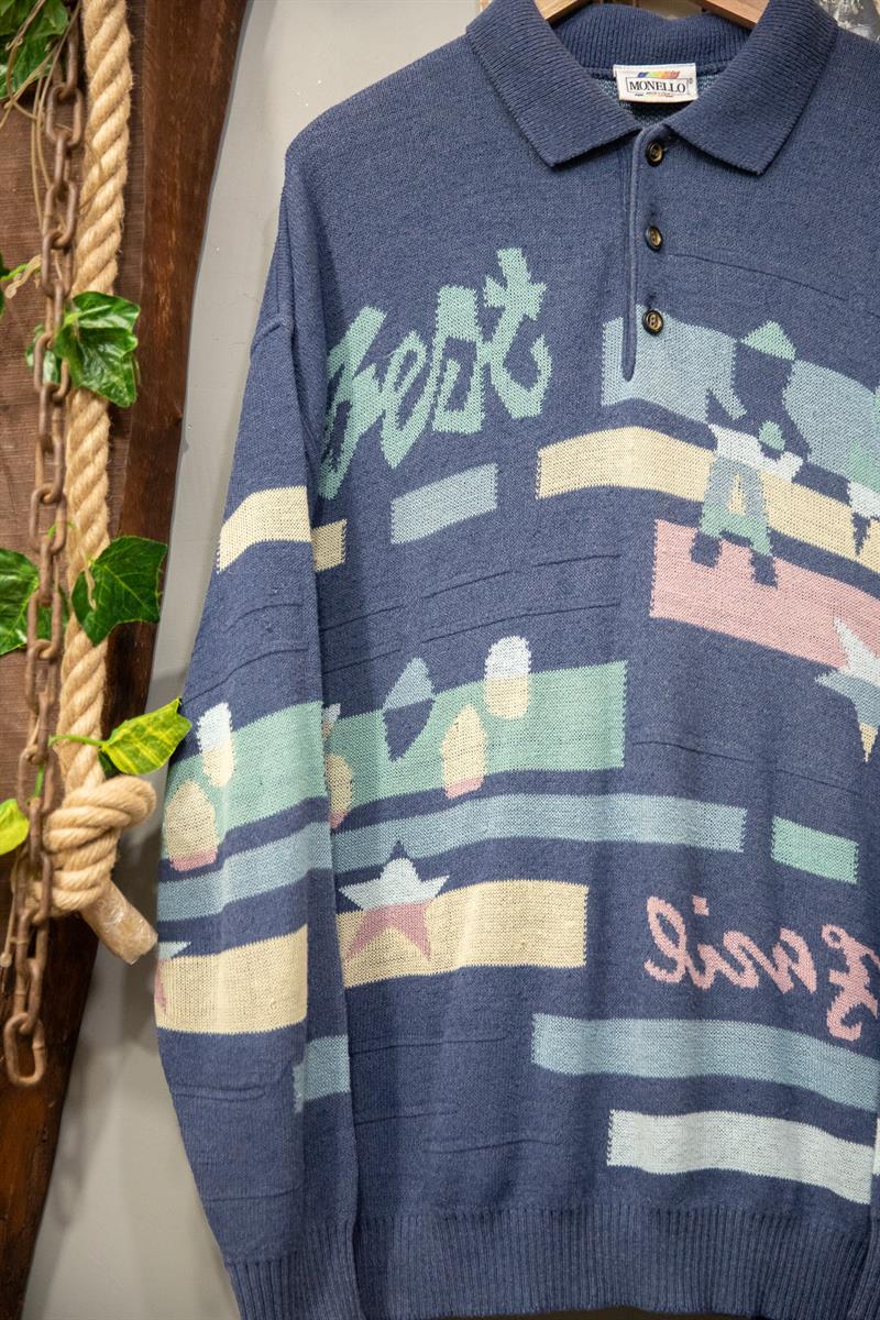 Italy Monello Düğmeli Kazak