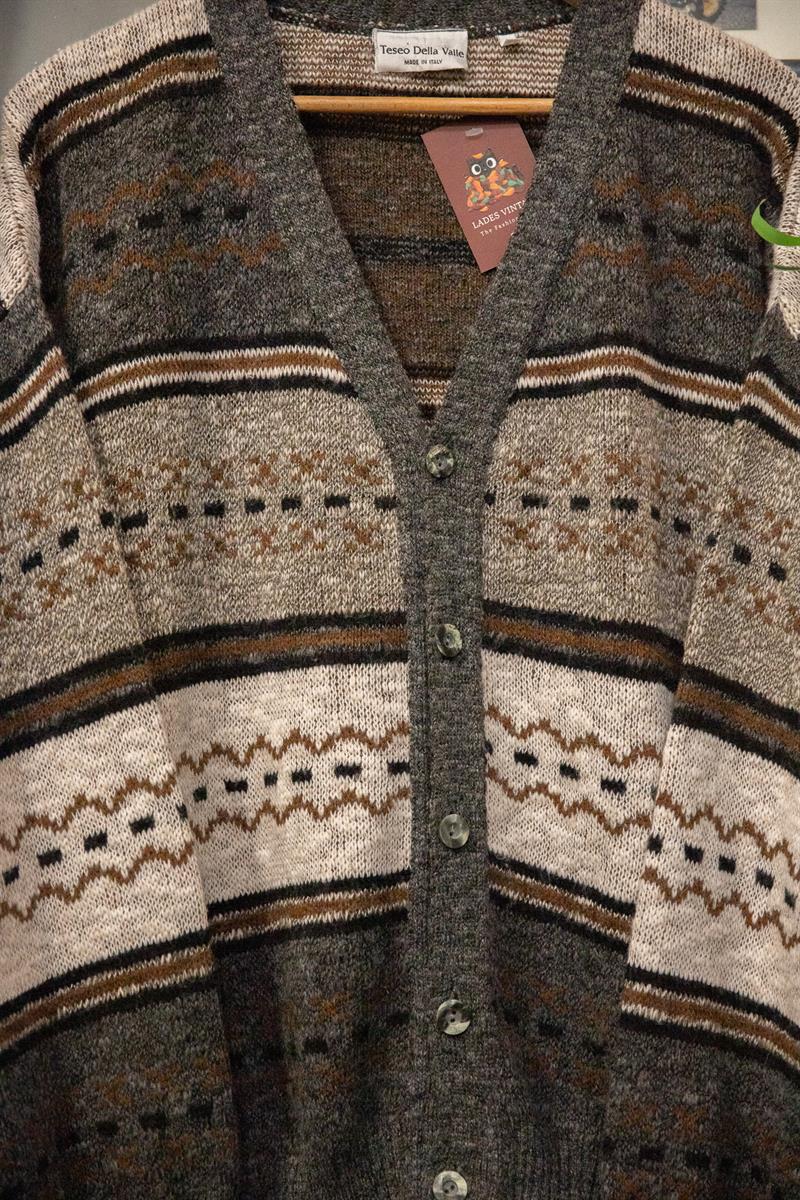 ITALY Teseo Della Valle Wool Hırka