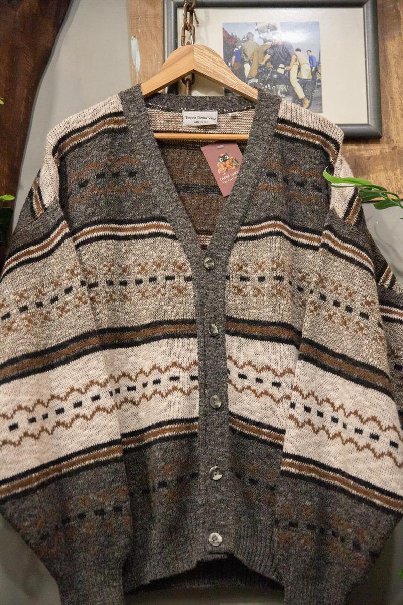 ITALY Teseo Della Valle Wool Hırka