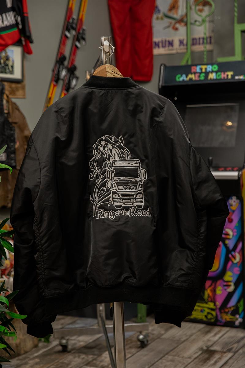 King of the Road Tasarım Bomber Unisex Mont