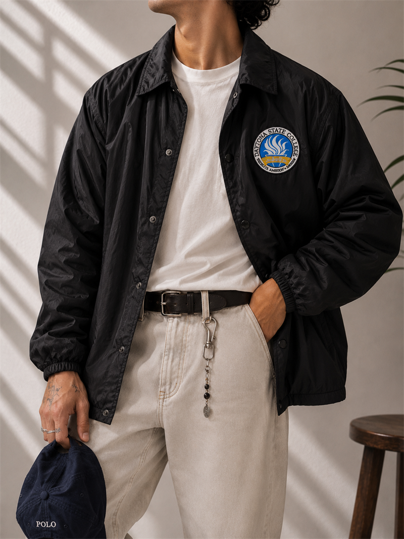 Kolej Logolu Coach Ceket