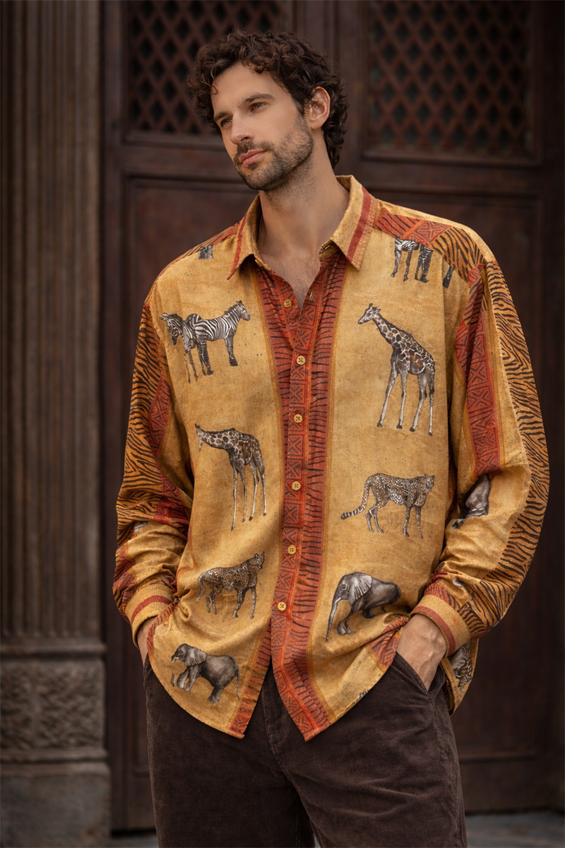 Lades Ateiler 90s Retro Gömlek