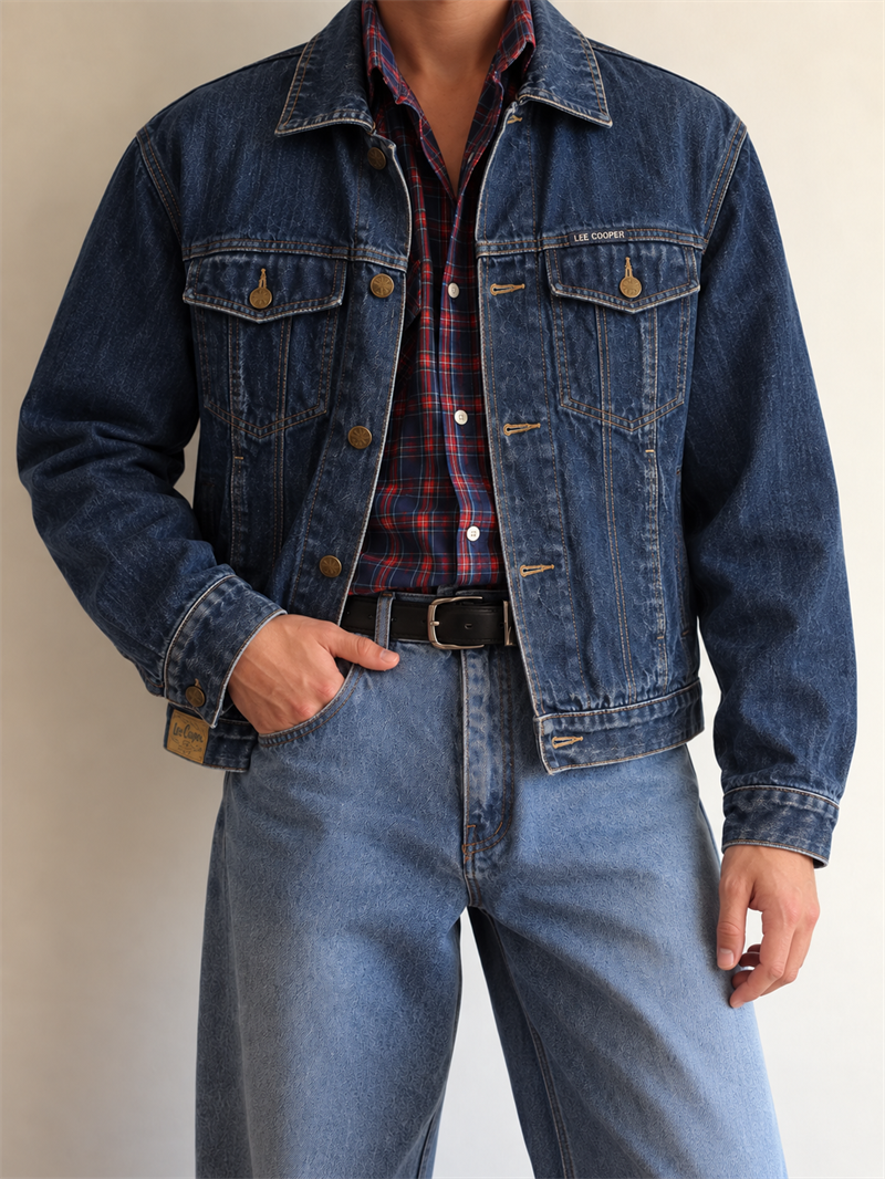 Lee Cooper Original Biker Kot Ceket