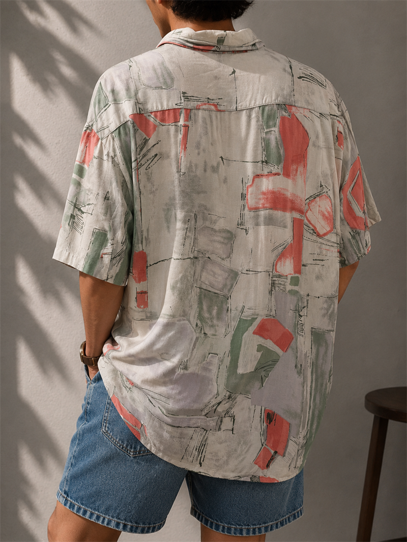 LILIN 1990s Casual Gömlek