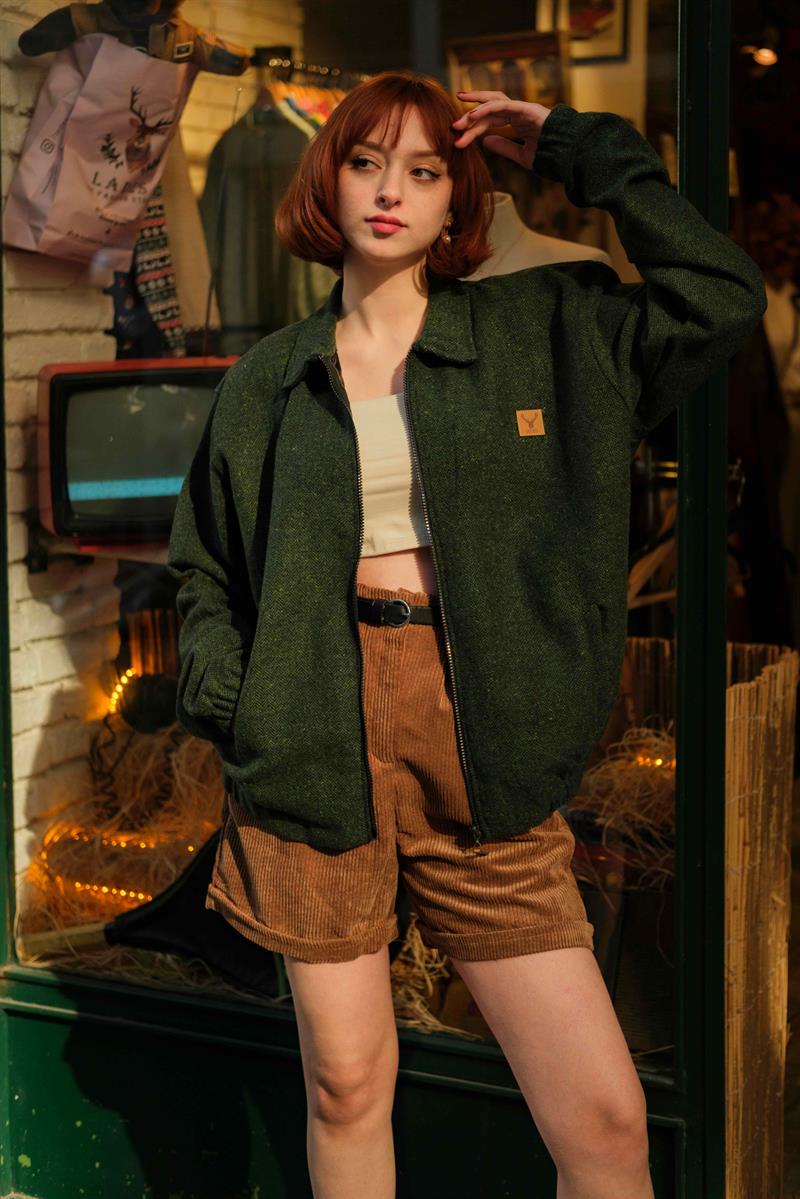 London Retro Bomber Koleksiyon Ceket