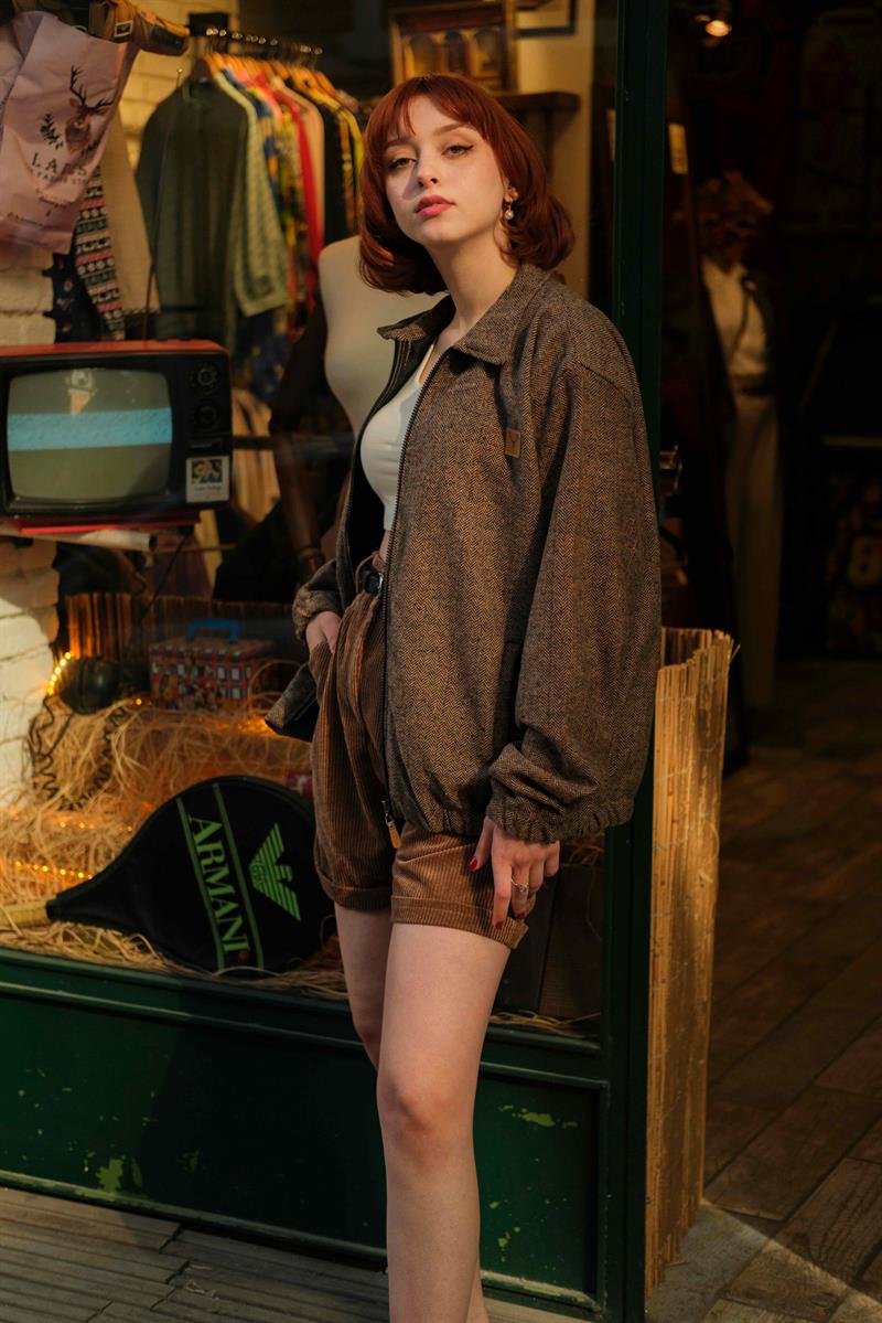 London Retro Bomber Koleksiyon Ceket