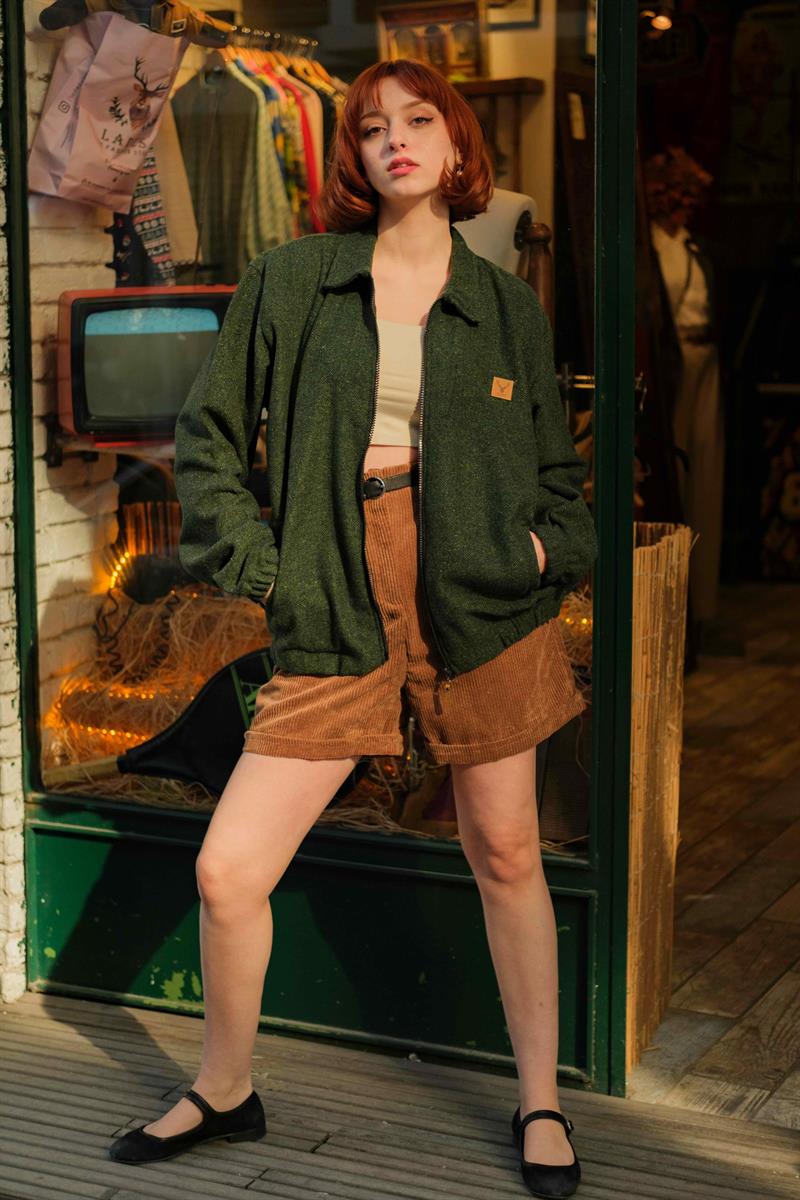 London Retro Bomber Koleksiyon Ceket