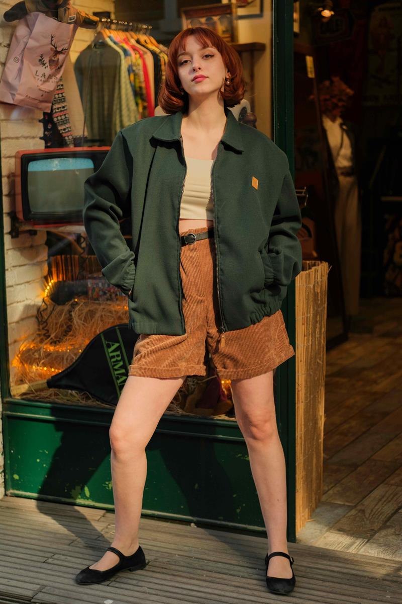 London Retro Bomber Koleksiyon Ceket