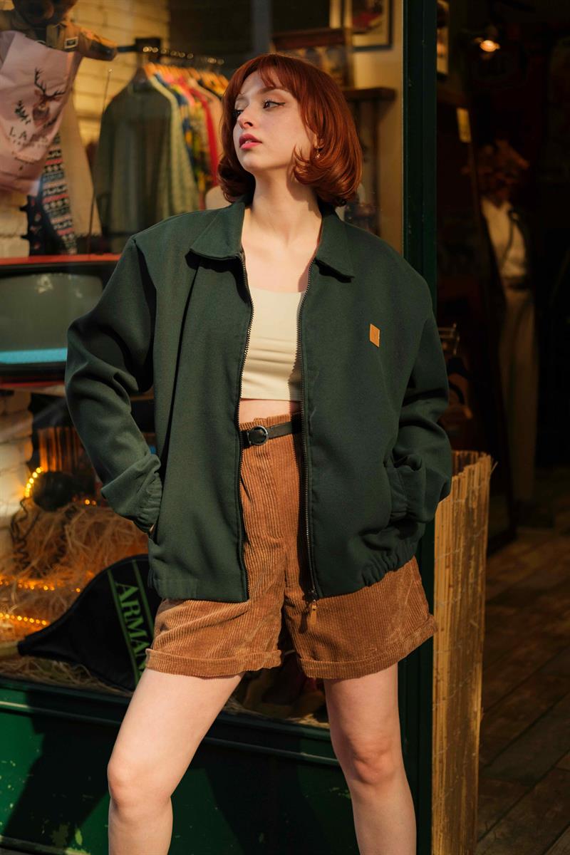London Retro Bomber Koleksiyon Ceket
