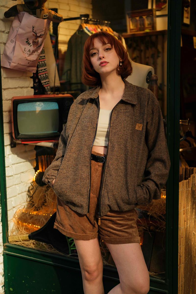 London Retro Bomber Koleksiyon Ceket