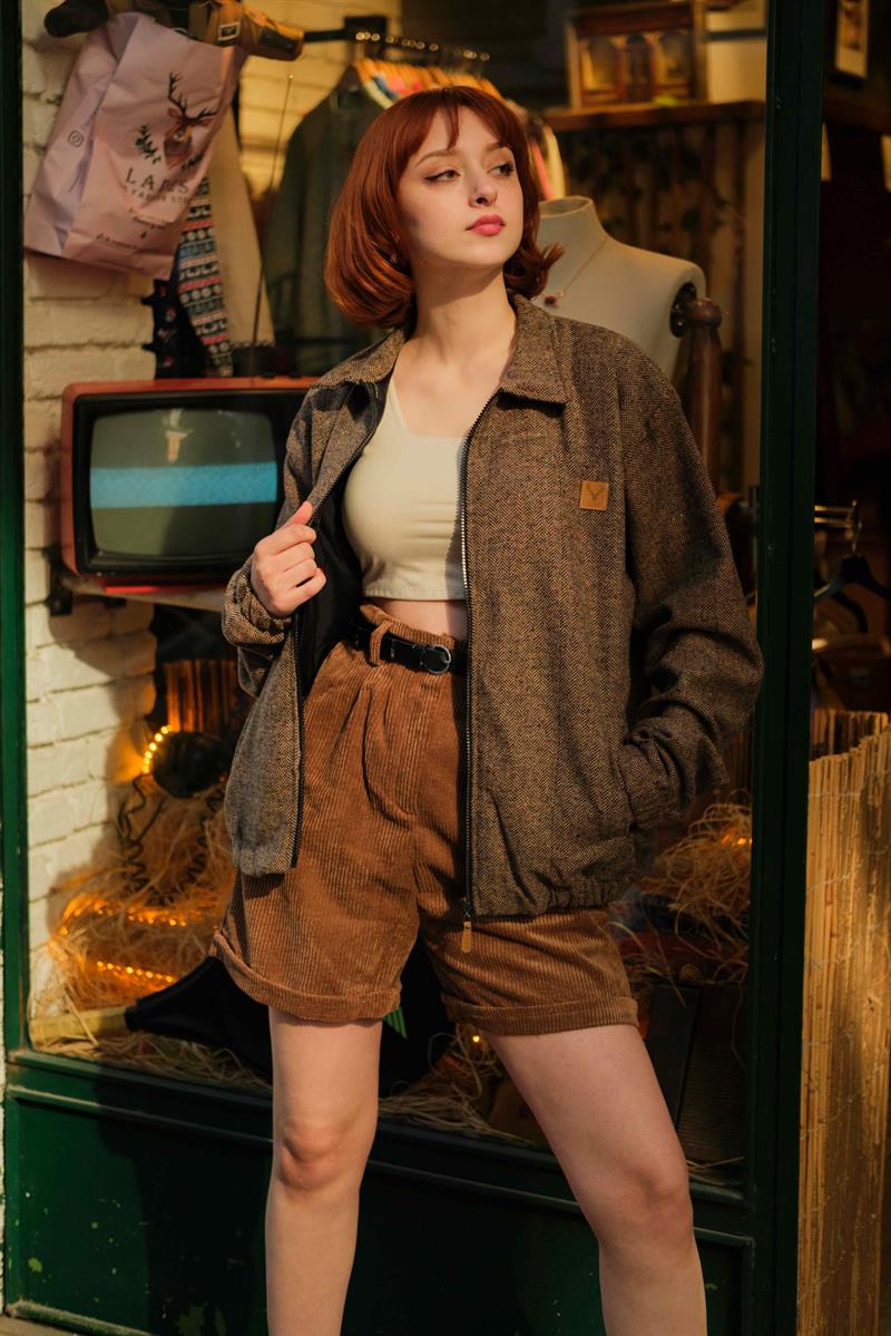 London Retro Bomber Koleksiyon Ceket