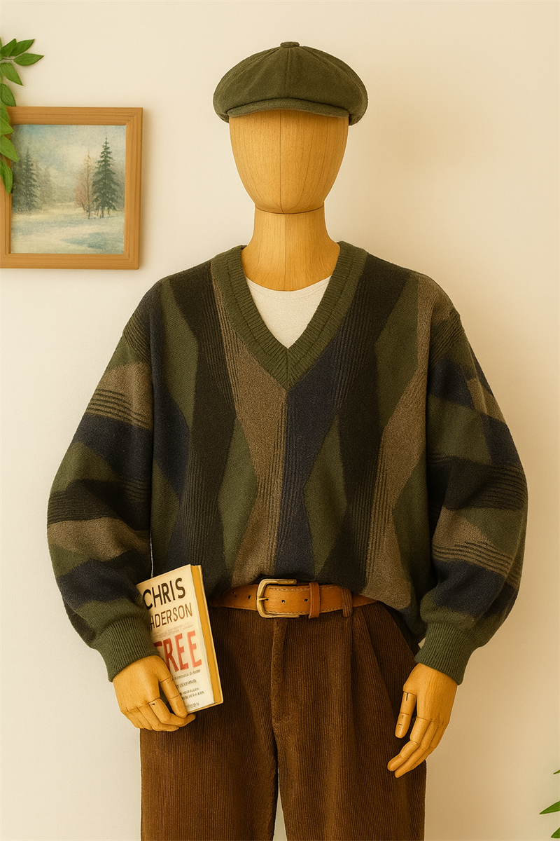 Maremma Casual Wool V Yaka Kazak