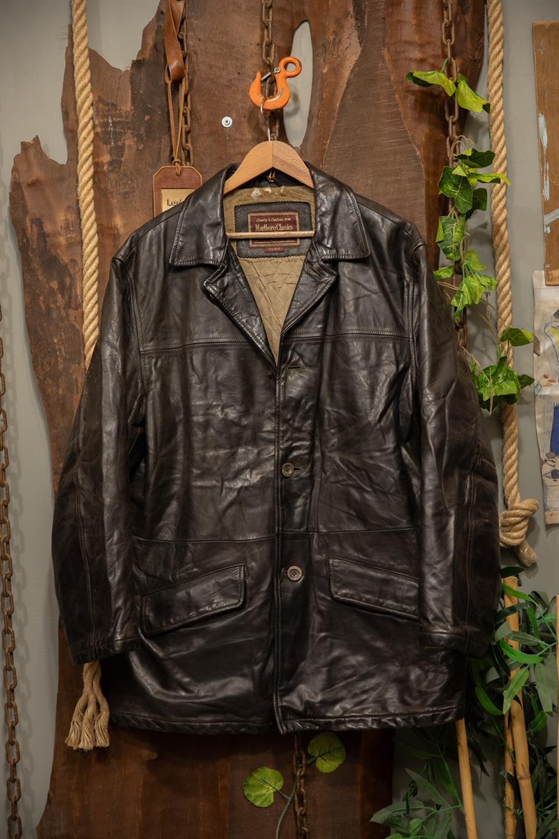 Marlboro Classic Long Type Deri Ceket