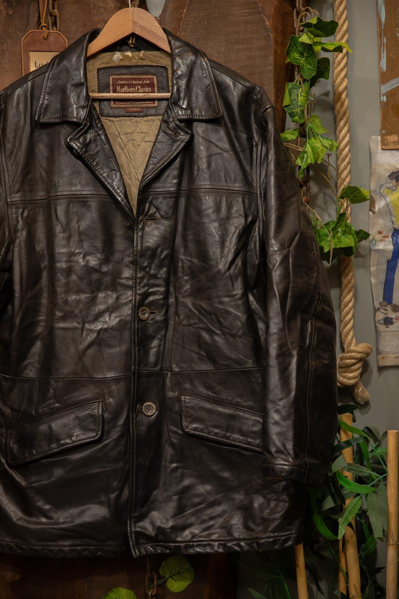 Marlboro Classic Long Type Deri Ceket