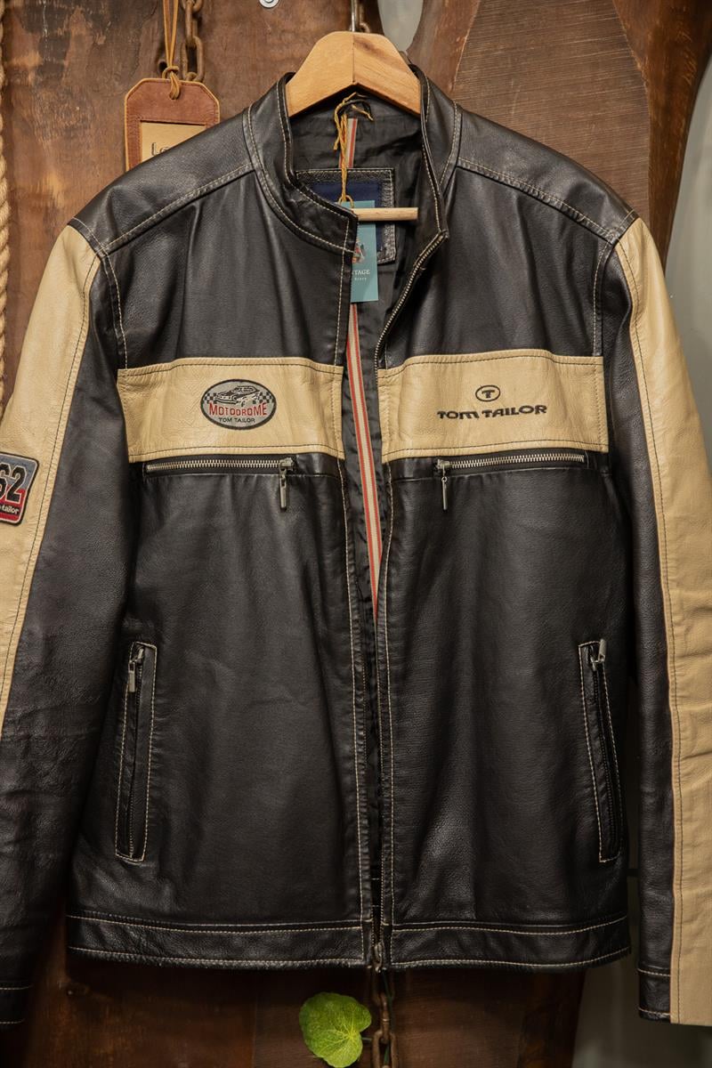 Moto Biker Tom Tailor Deri Ceket