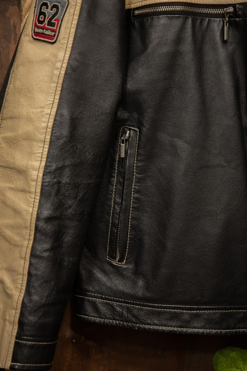 Moto Biker Tom Tailor Deri Ceket