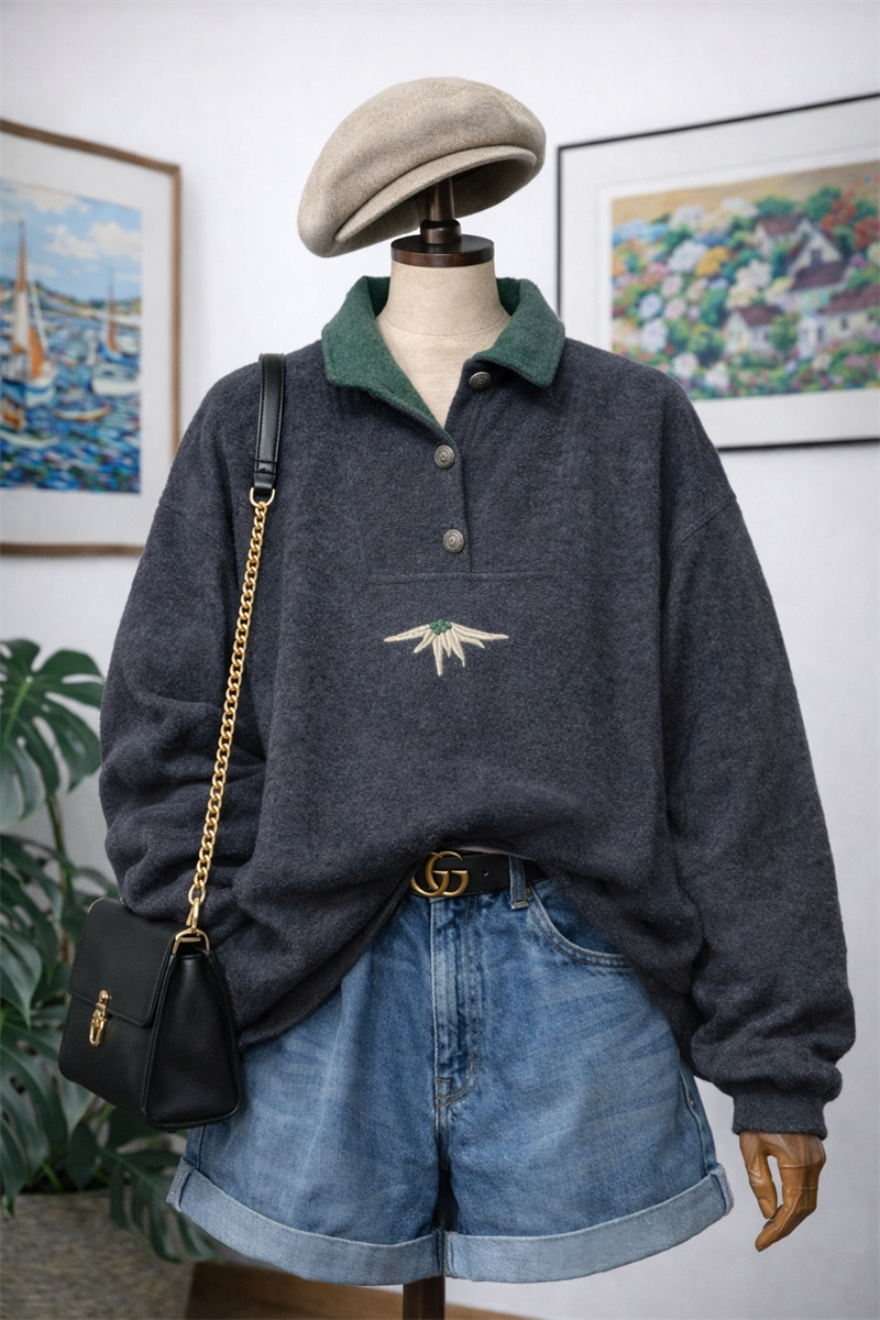 Nakışlı 90s Montain Polar/Kazak