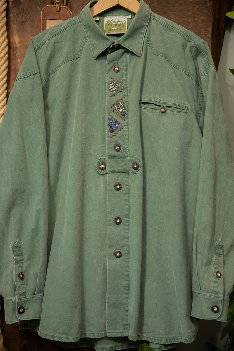 Nakışlı Austrian Bavyera Gömlek