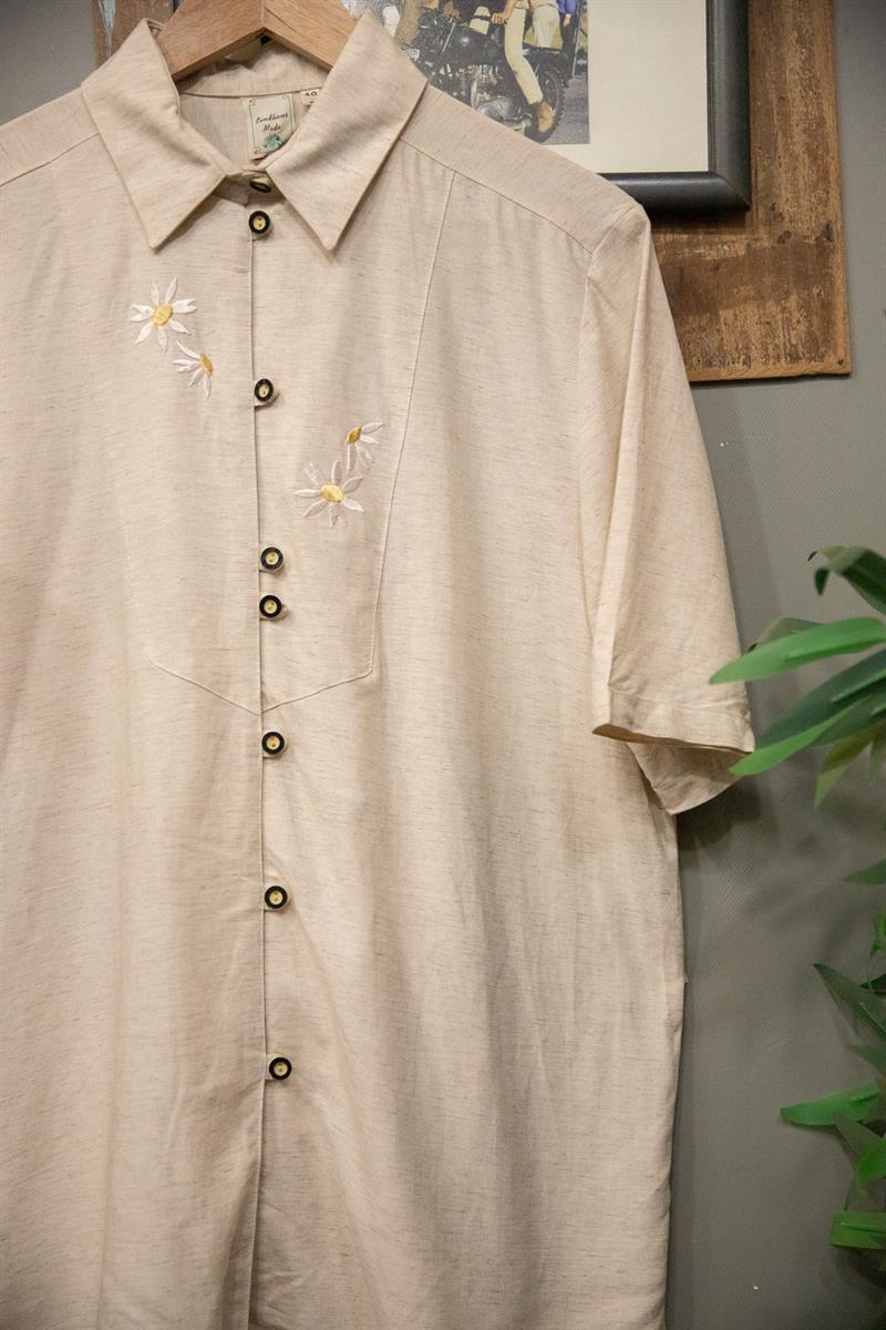 Nakışlı Bavyera Kadın Gömlek