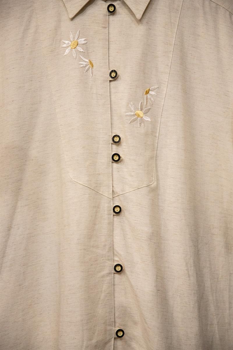 Nakışlı Bavyera Kadın Gömlek