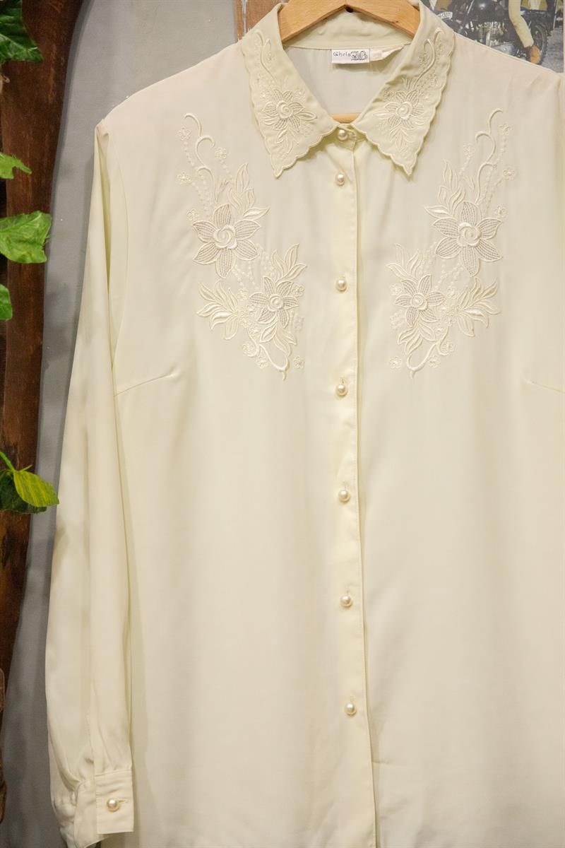 Nakışlı Paris Kadın Gömlek