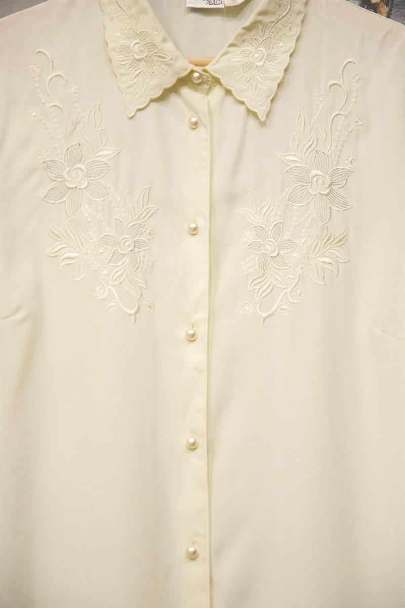 Nakışlı Paris Kadın Gömlek