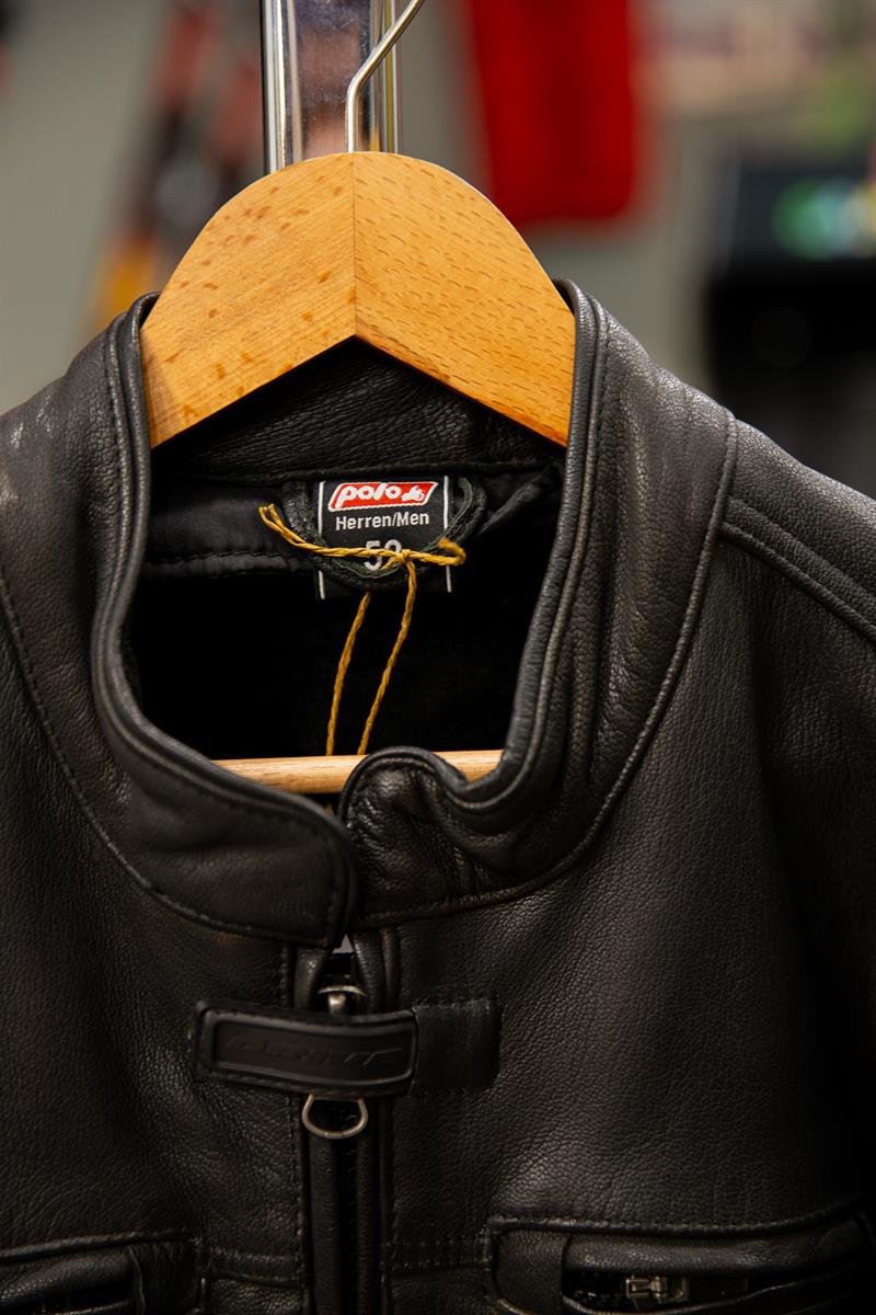 NEW DIMENSON VELDEN POLO Biker Motorcu Deri Ceket
