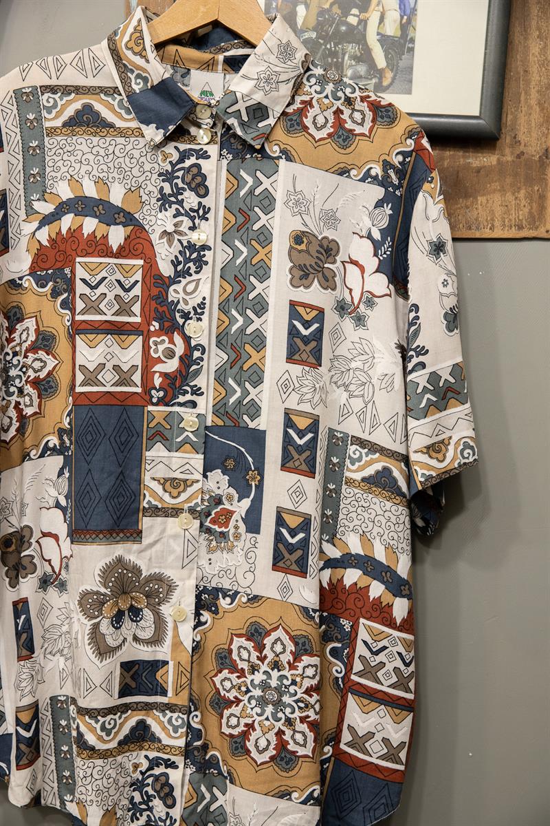 New Fast İtalian Etnik Gömlek