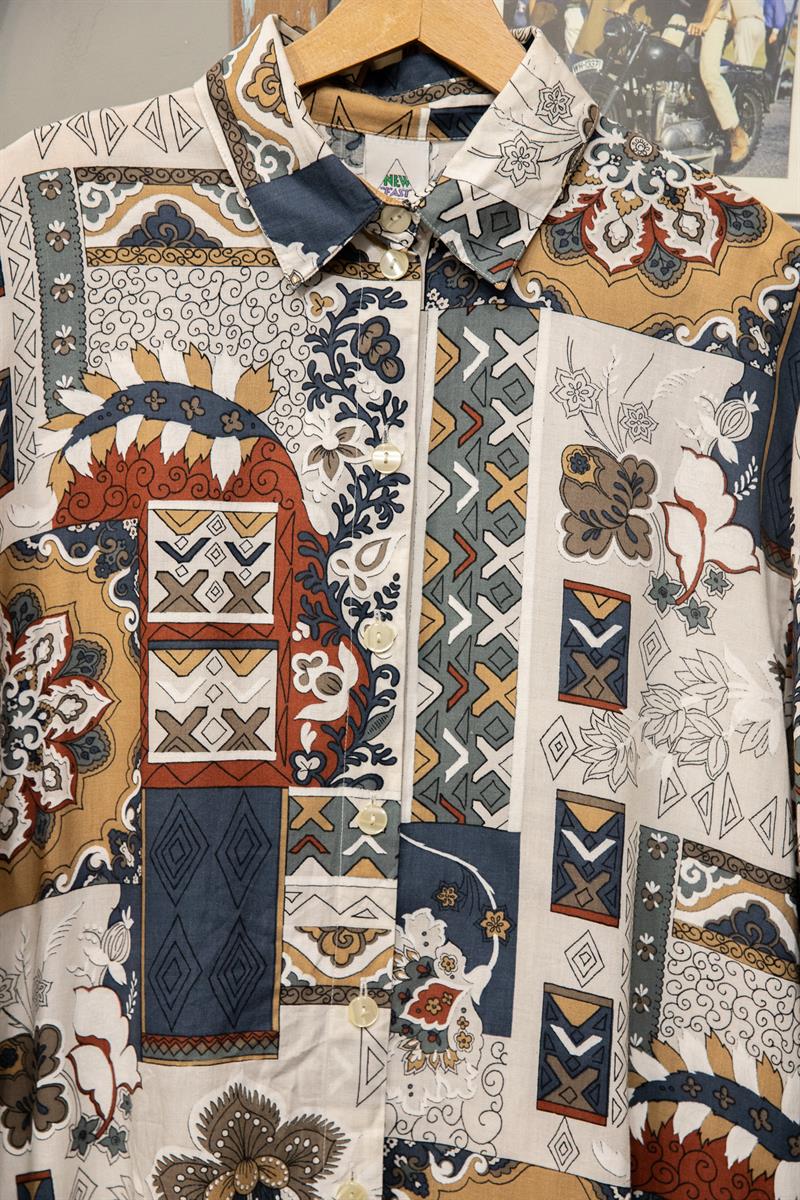 New Fast İtalian Etnik Gömlek