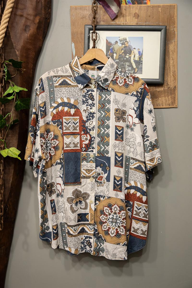 New Fast İtalian Etnik Gömlek