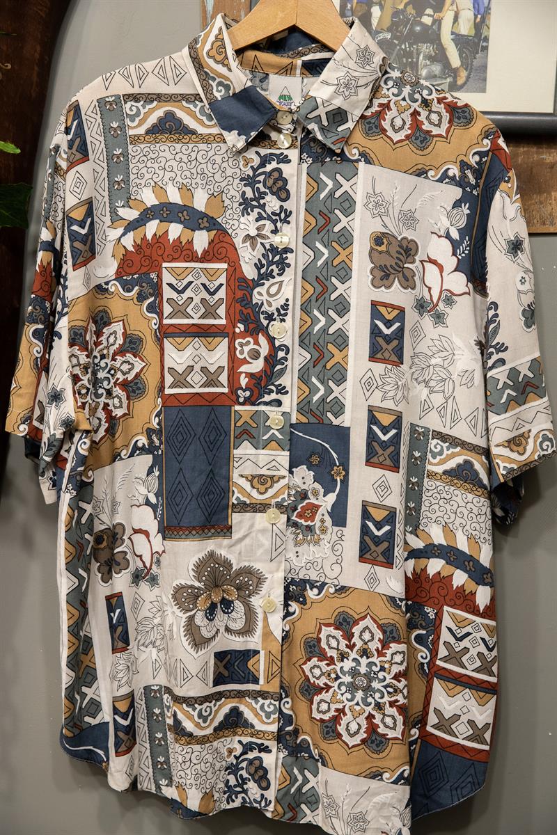 New Fast İtalian Etnik Gömlek