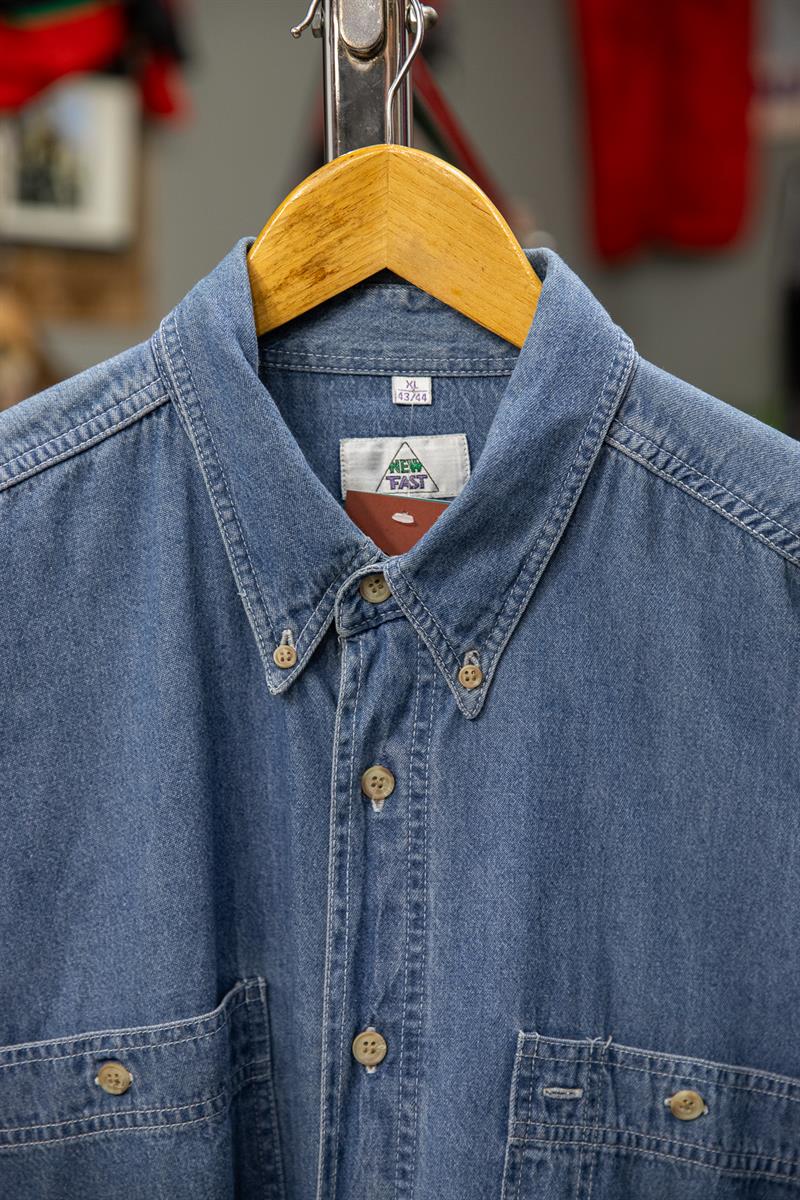 NEW FAST UNİSEX KOT GÖMLEK