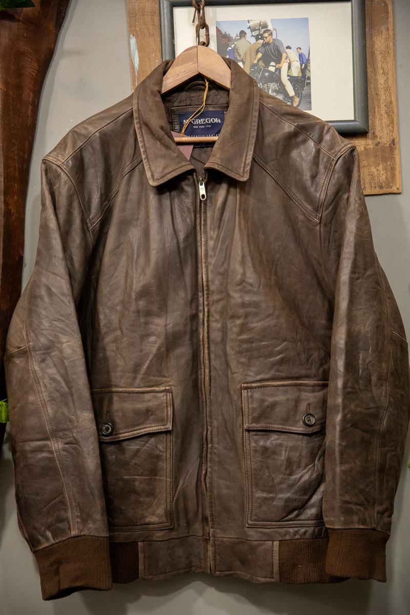 NewYork Bomber Model Deri Ceket