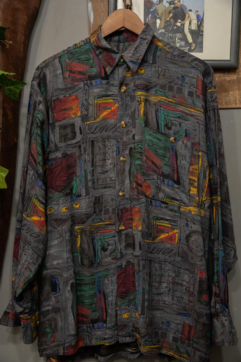 Nicoline İtalian 90s Etnik Gömlek