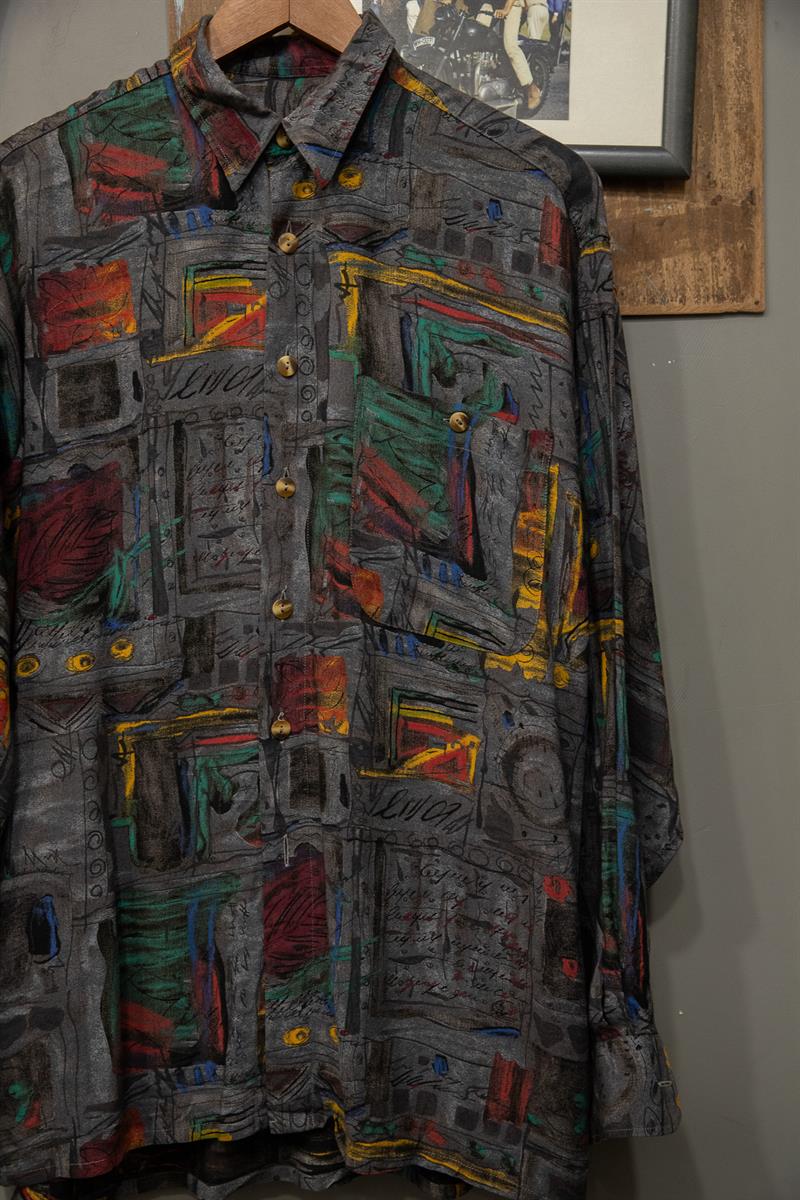 Nicoline İtalian 90s Etnik Gömlek