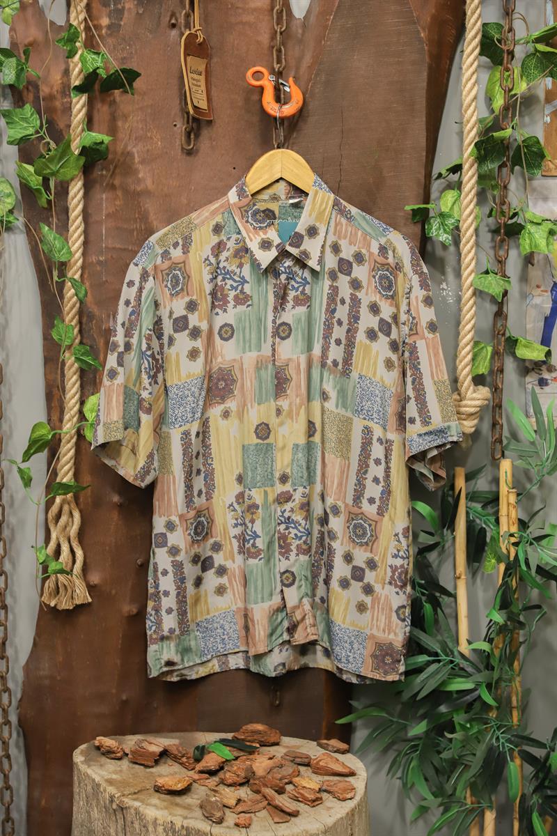 Nostalgic Oversize Etnik Gömlek
