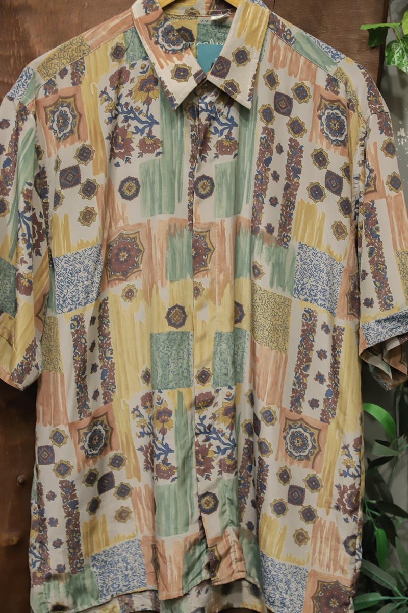 Nostalgic Oversize Etnik Gömlek