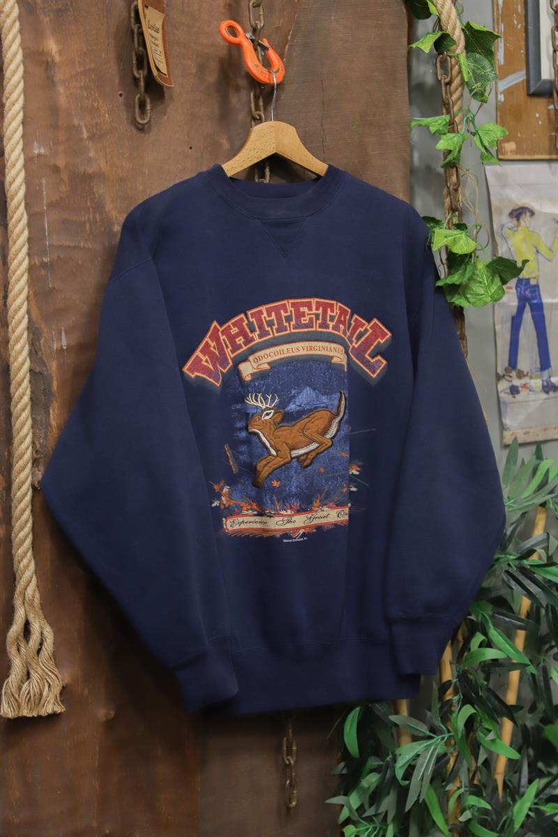 Old School 90s Oversize Geyikli Sweatshirt