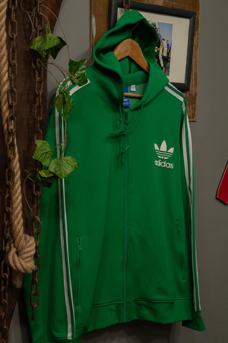 Original ADIDAS Green Spor Ceket