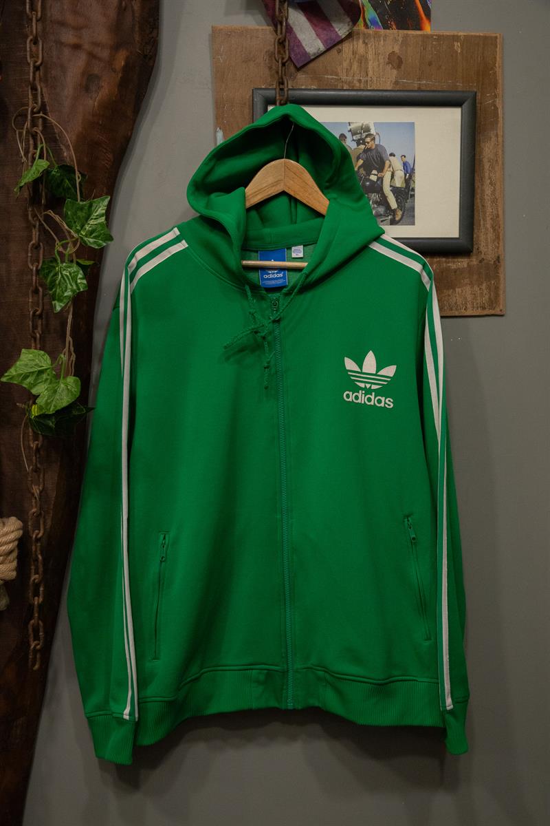 Original ADIDAS Green Spor Ceket