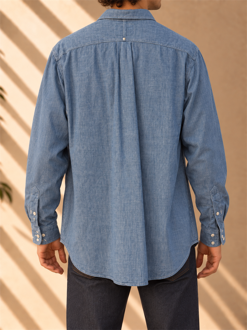 Original G-Star Çift Cepli Denim Gömlek