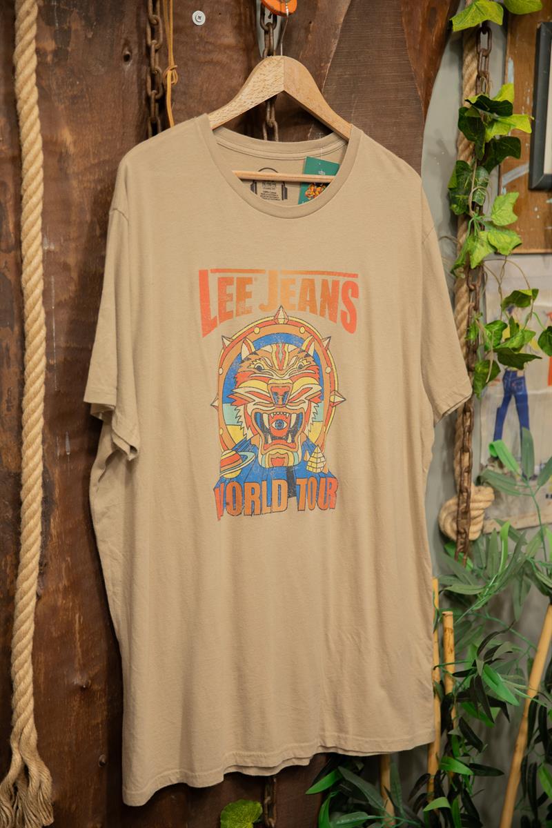Original Lee World Tour Oversize Tişört