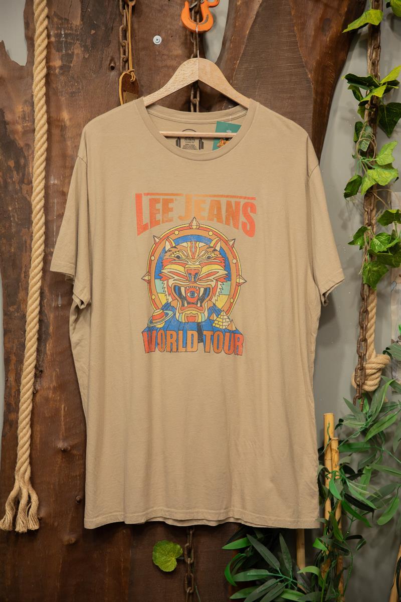 Original Lee World Tour Oversize Tişört