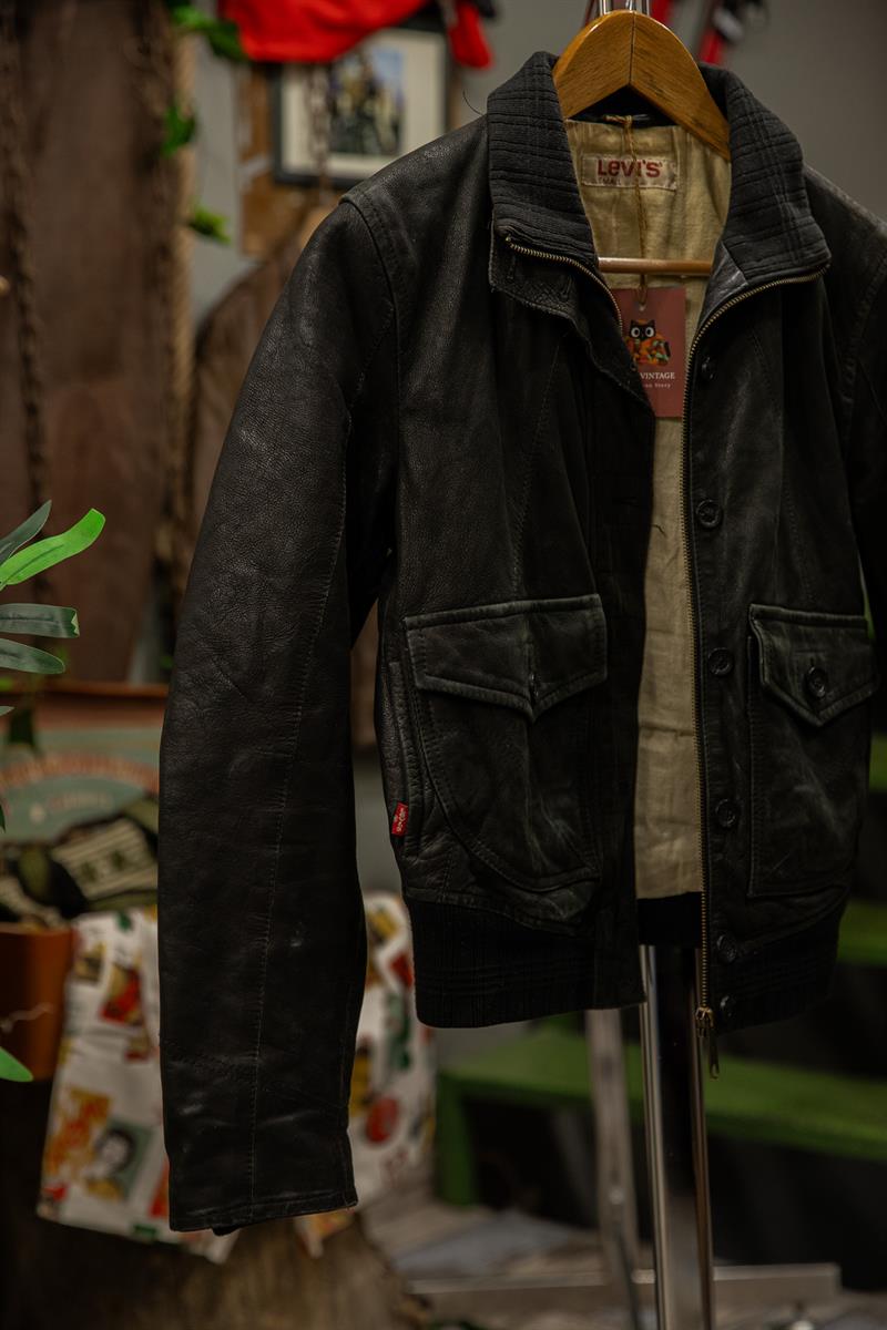 Original LEVIS Kadın Deri Ceket