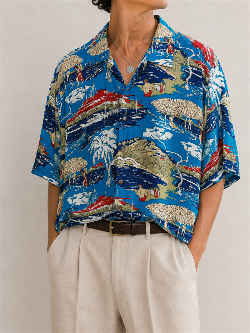 Oscar Luıgı Hawaii Gömlek