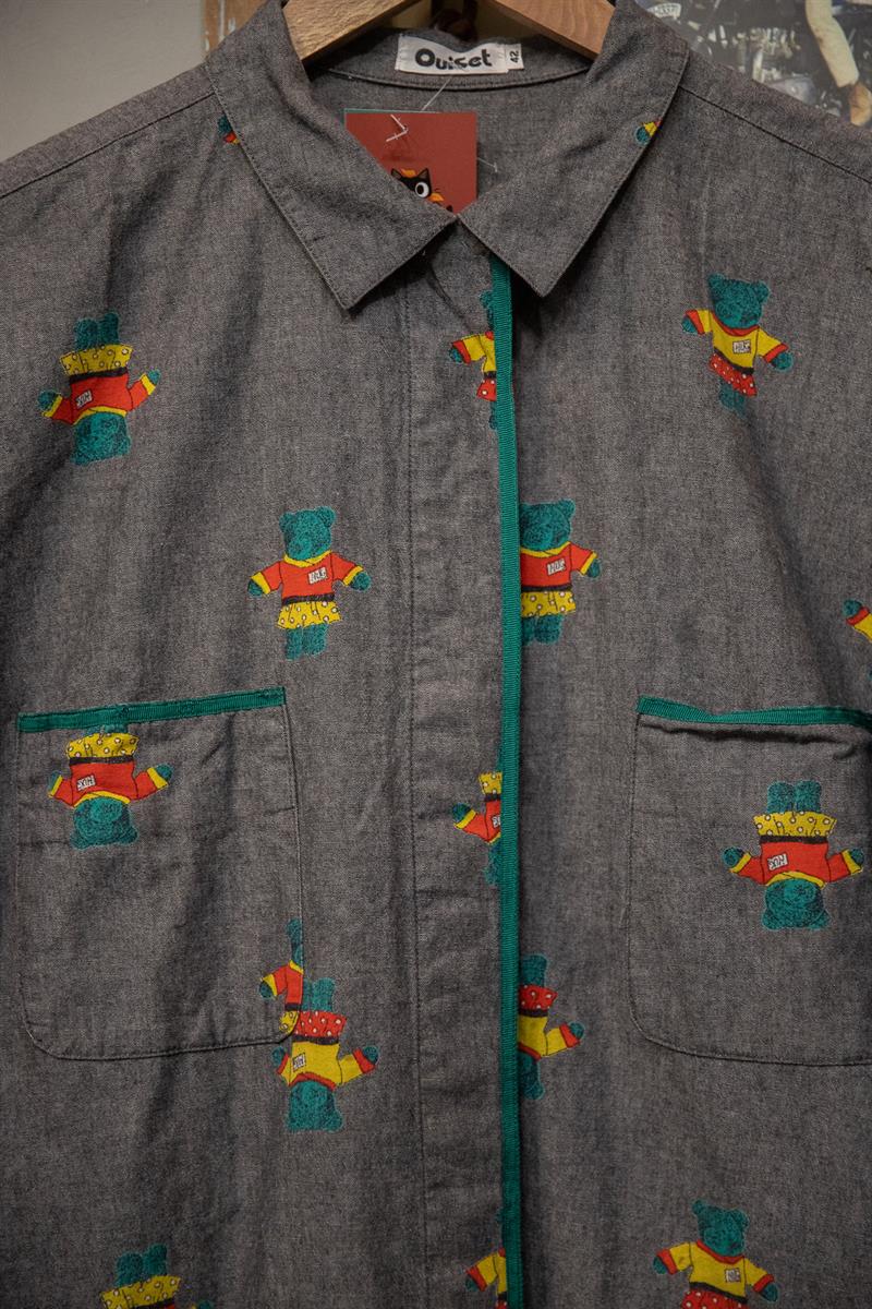 OuiSet England Tasarım Gömlek