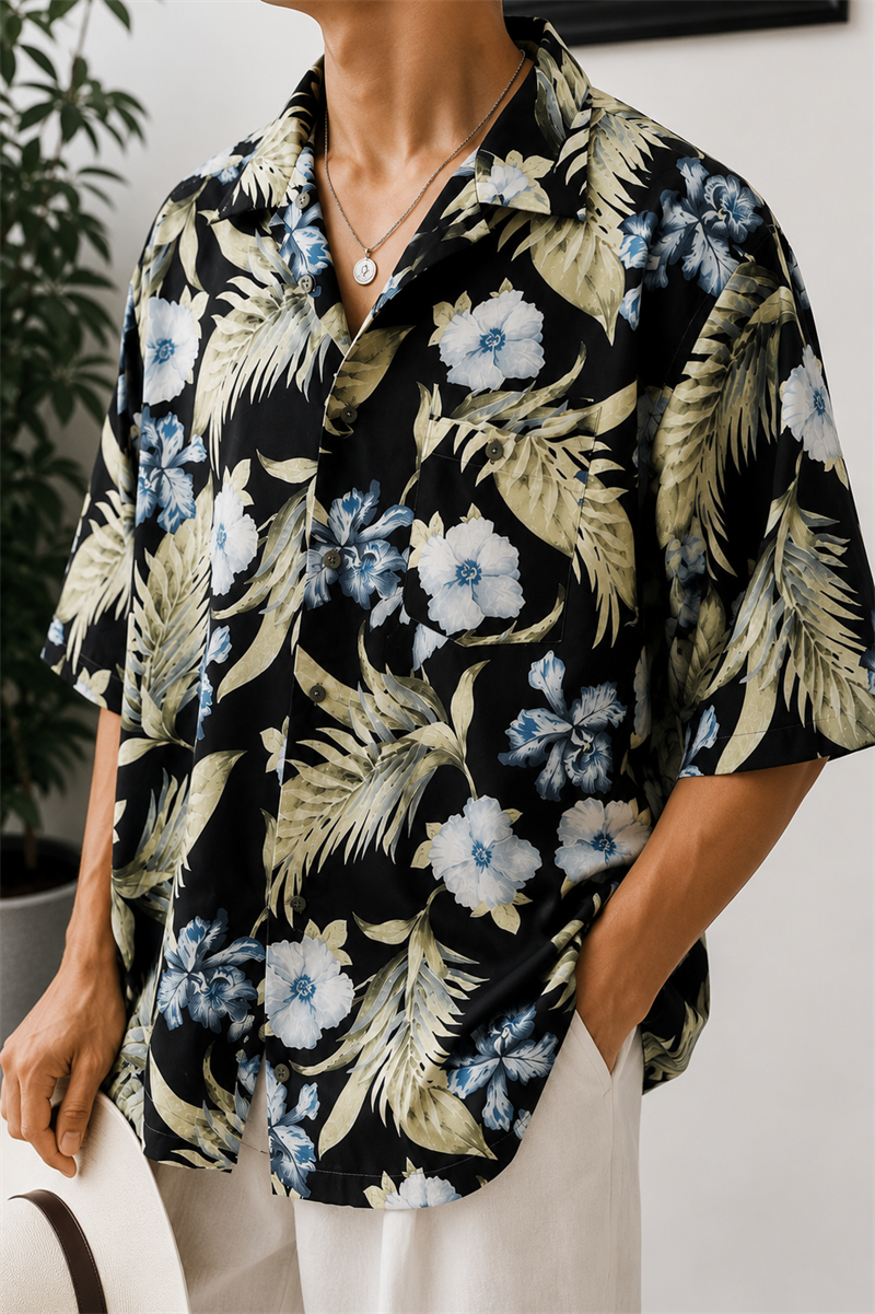 Oversize 1990s Hawaii Gömlek