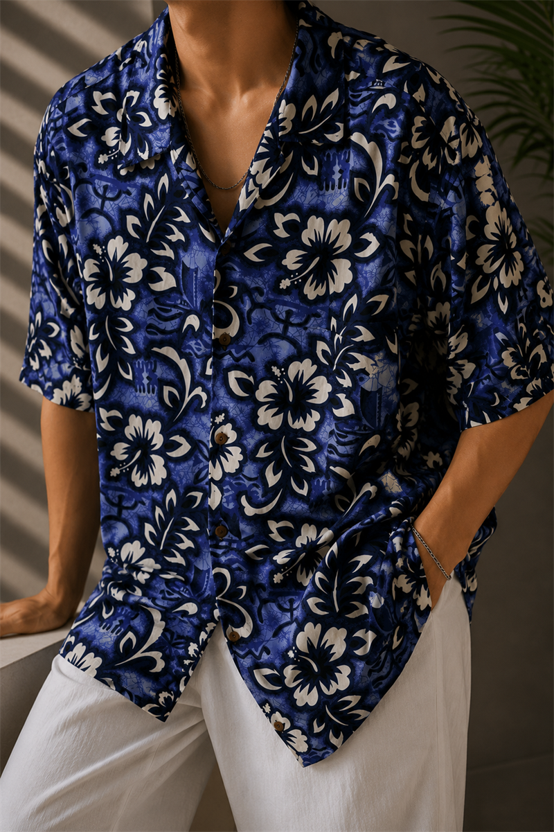 Oversize 1990s Hawaii Gömlek