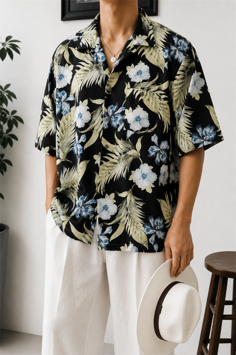 Oversize 1990s Hawaii Gömlek